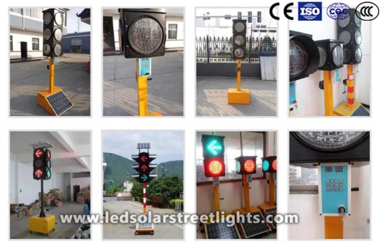 applied of portable traffic lights