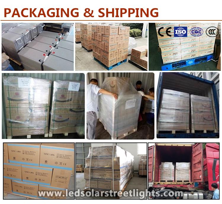 Packaging and Shipping of Solar Powered Rechargeable Batteries