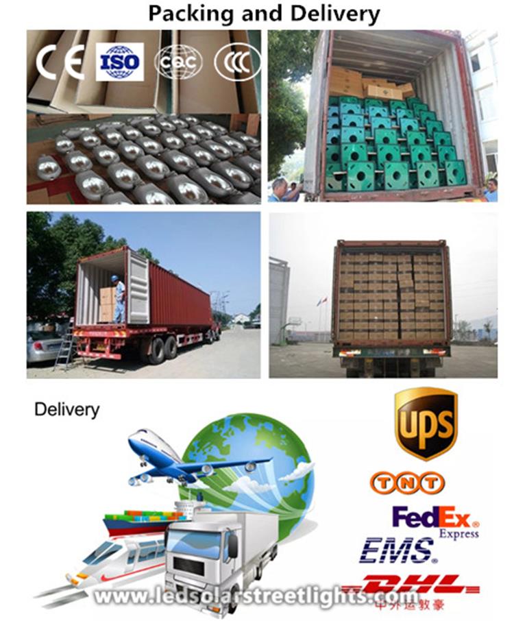 Deliver,Shipping and Serving of high pressure sodium street lights