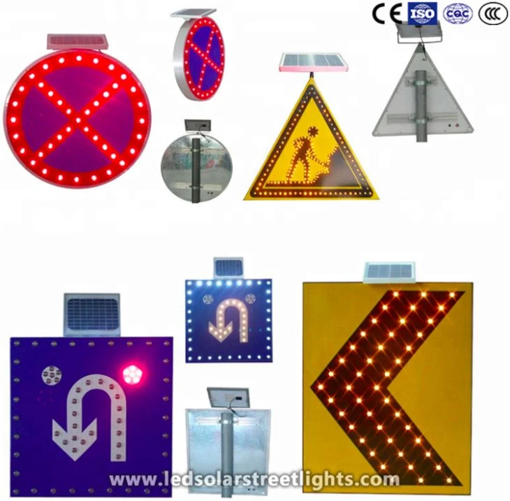 Solar Powered Traffic Signs